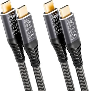 CAKOBLE usb c data cable 2m,2-Pack[...