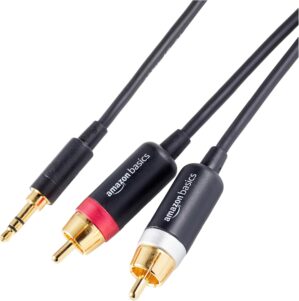 Amazon Basics 3.5 Aux to 2 x RCA Ad...