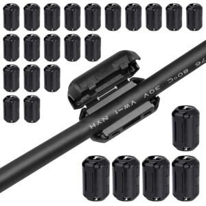 25PCS Ferrite Ring Core Set, Anti-I...