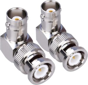 TUOLNK 2pcs BNC Male to Female Elbo...
