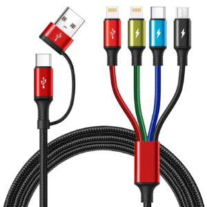 Minlu 4 in 2 Multi Charging Cable, ...