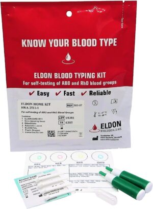 1 x Blood Type Test Kit – Gro...