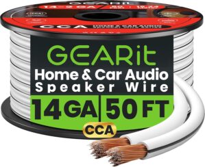 GearIT 14AWG Speaker Wire, Pro Seri...