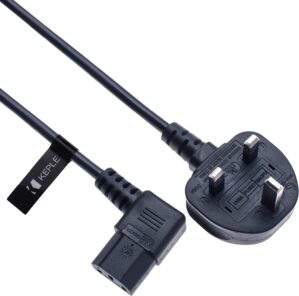 3 Pin Mains Power Lead 3 Prong Plug...