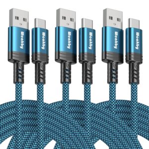 USB C Charger Cable 1M 3Pack Type C...