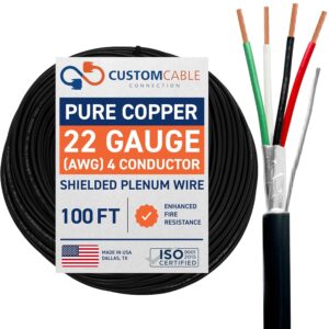 Custom Cable Connection 22 AWG 4 Co...