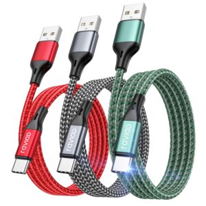 RAVIAD USB C Charger Cable [3Pack 2...