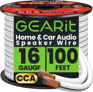 GearIT Speaker Wire Audio Cable CCA...
