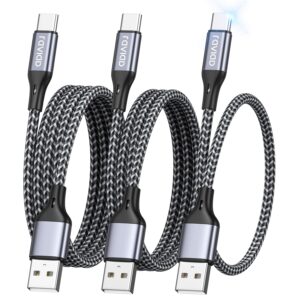 RAVIAD USB C Charger Cable [3Pack 0...