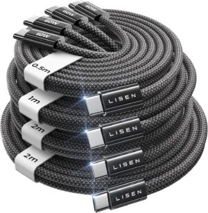 LISEN USB C to USB C Cable Charger ...