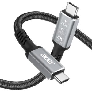 acer USB-C USB 4 Cable 1M, Braided ...