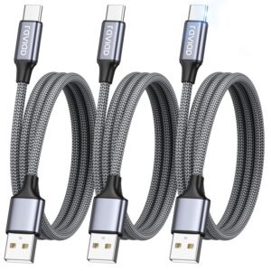 RAVIAD USB C Charger Cable, 3Pack 2...