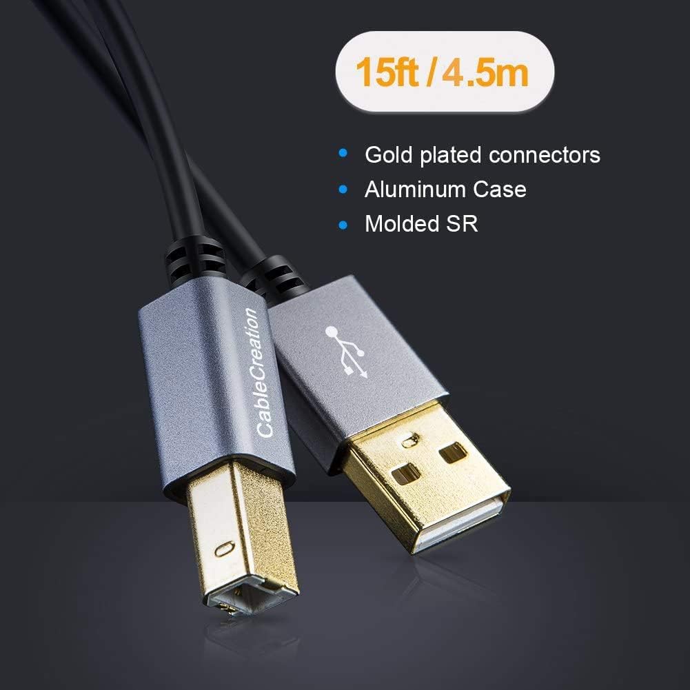 Cablecreation USB Printer Cable
