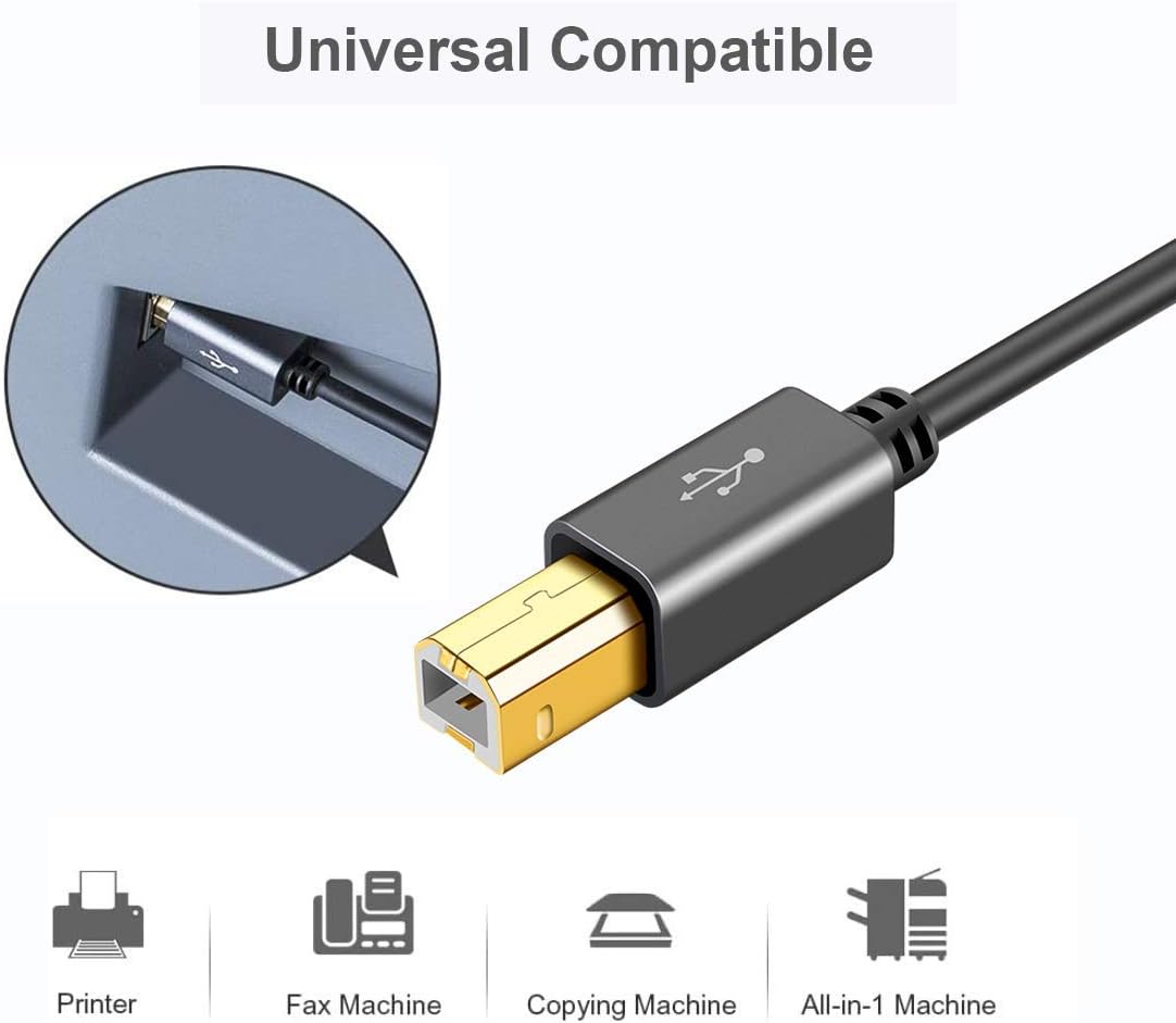 Cablecreation USB Printer Cable