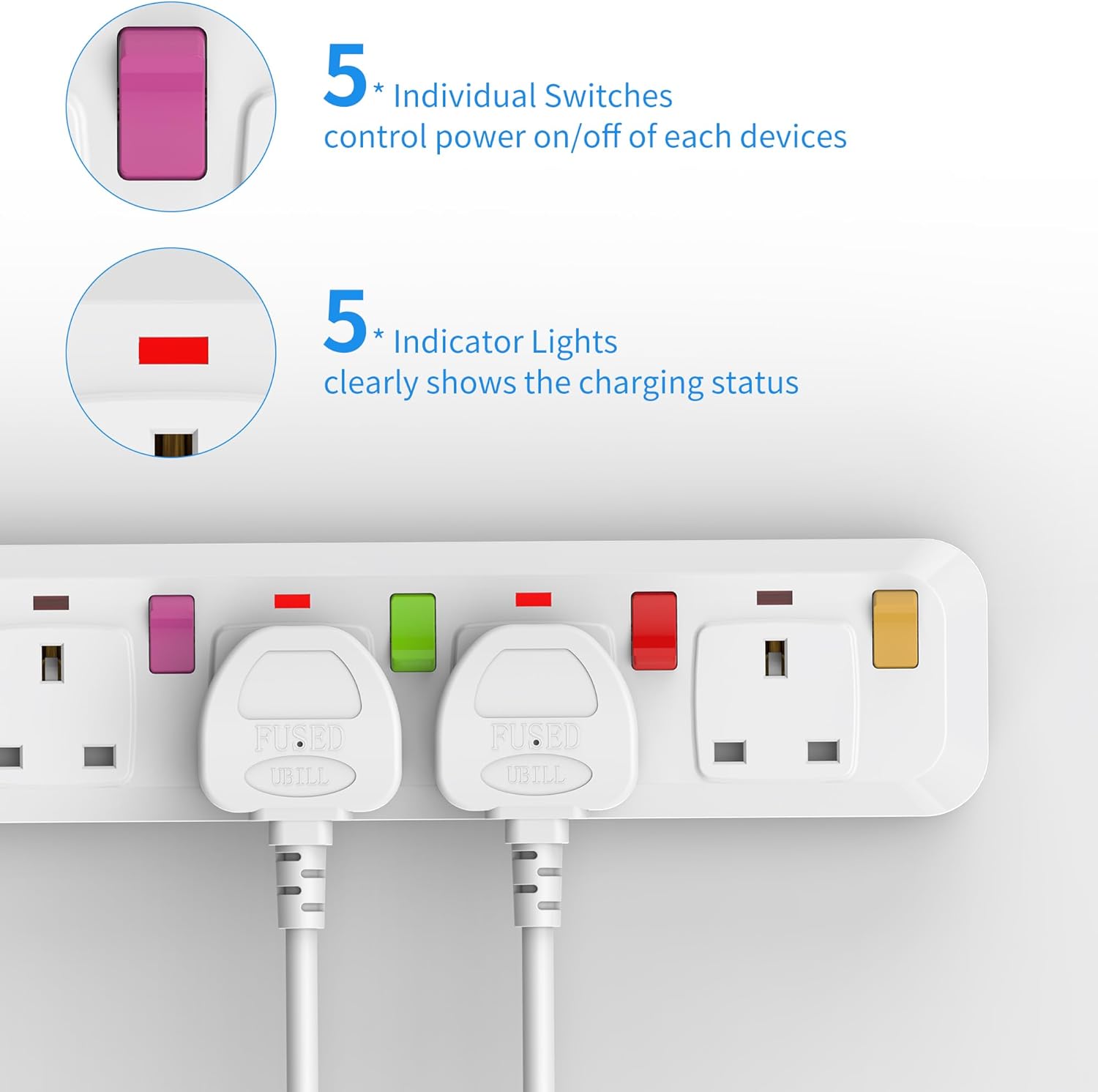 Mscien 1m Extension Lead