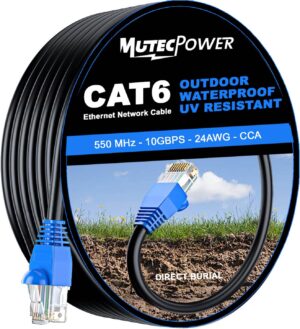 Mutecpower Cat6 Ethernet Cable