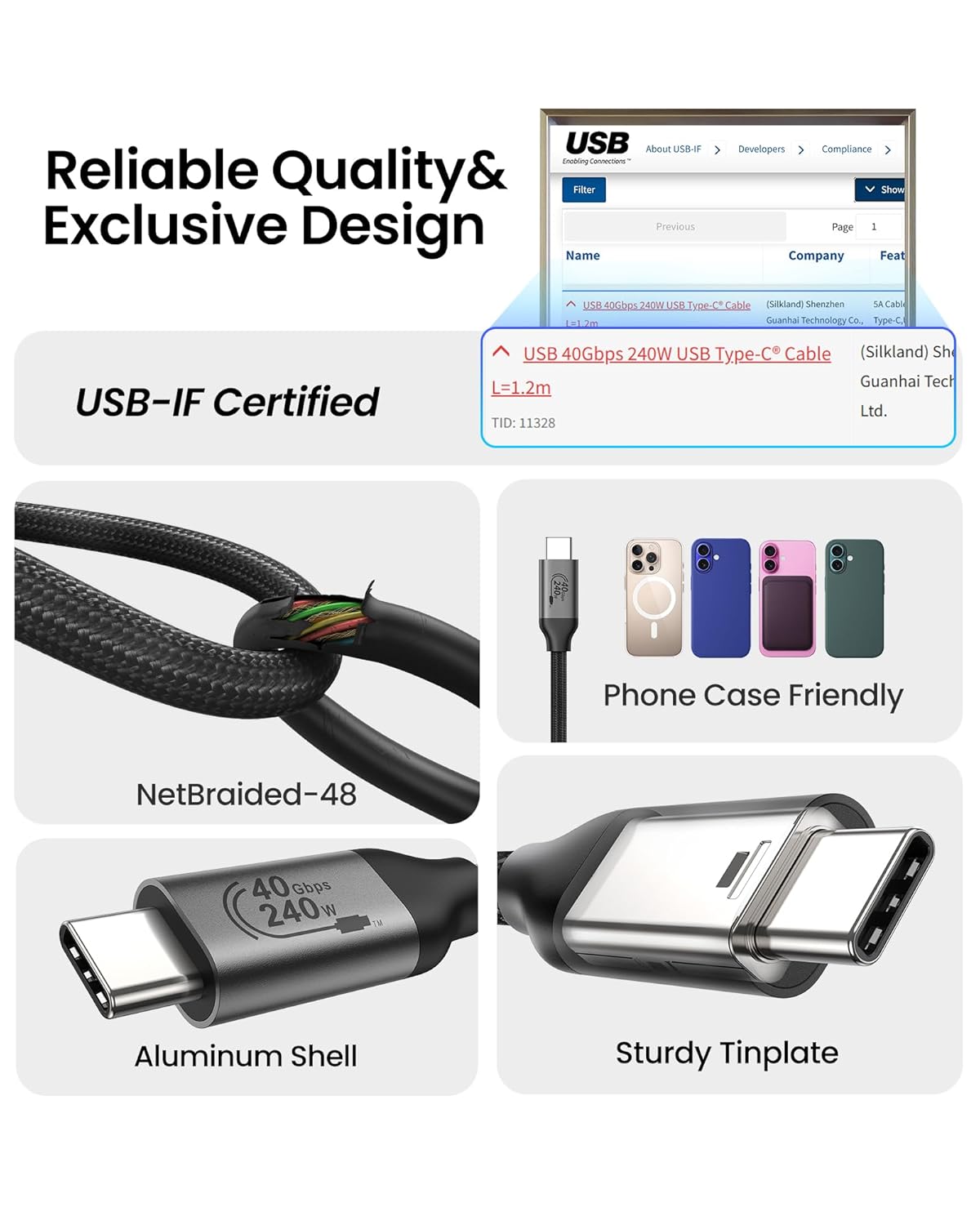 Silkland USB Thunderbolt Ca