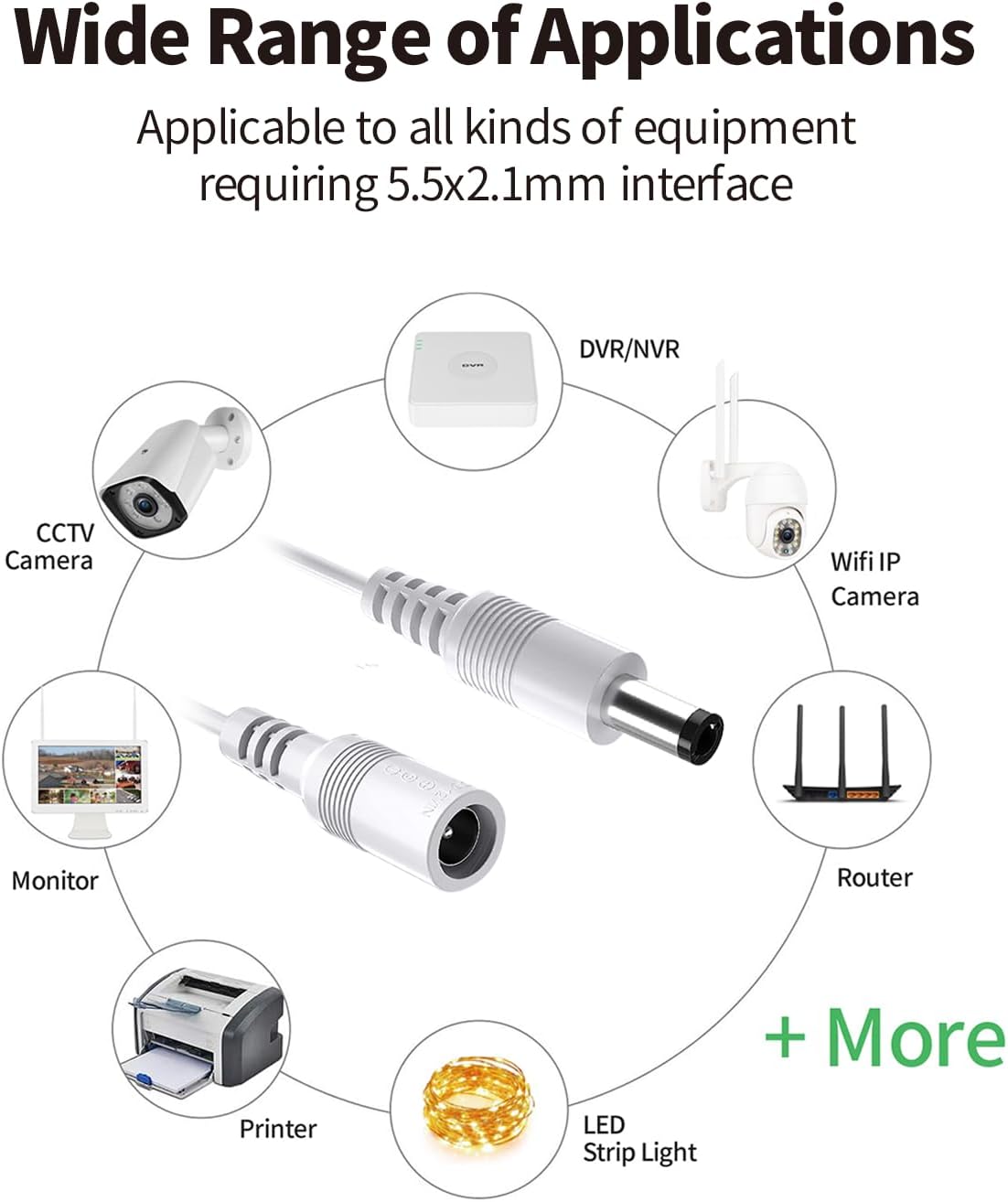 Tonton CCTV Power Extension