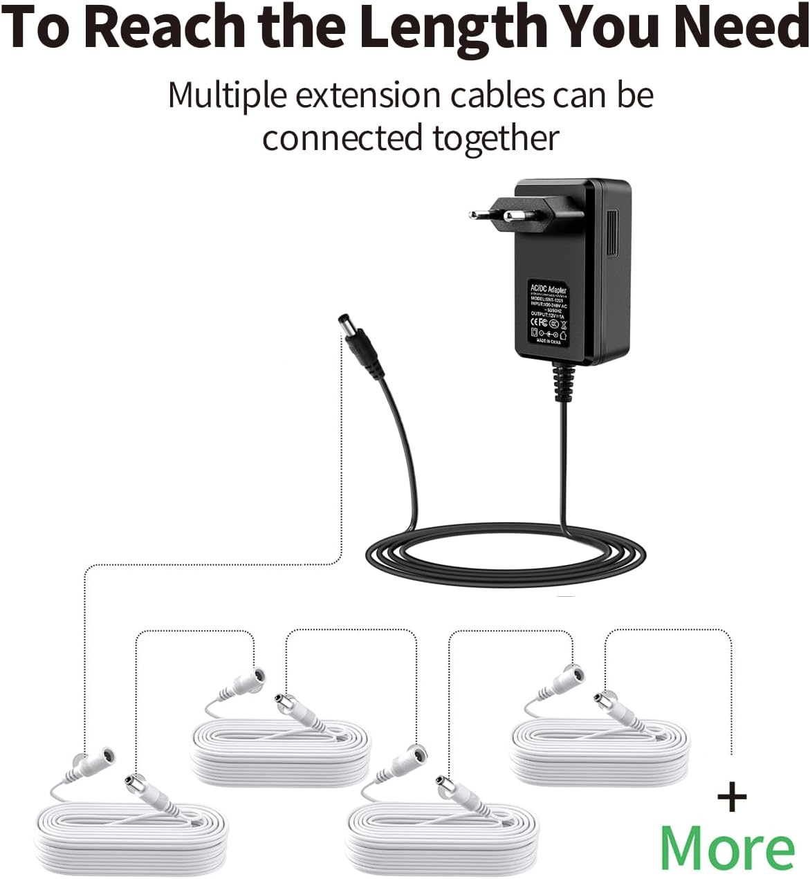 Tonton CCTV Power Extension