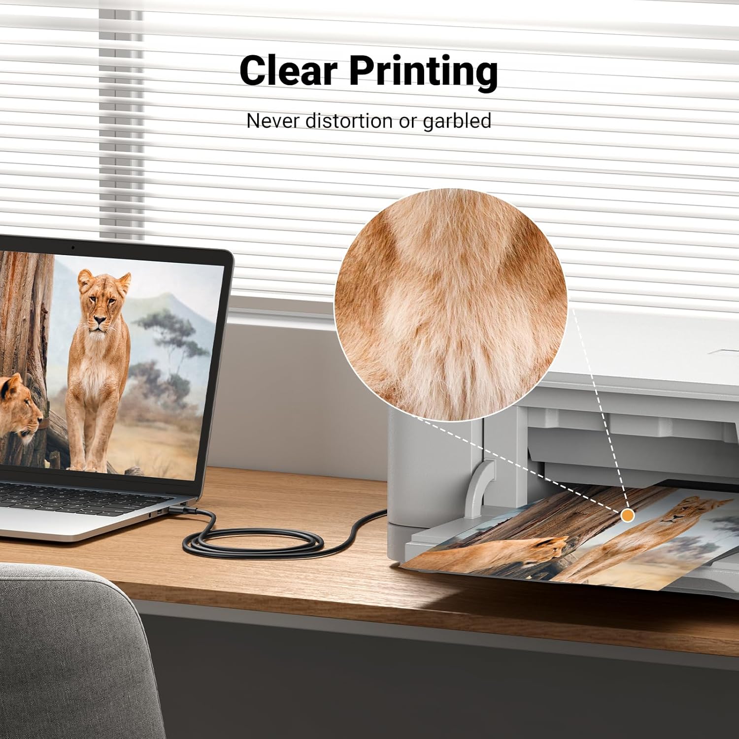 Ugreen USB Printer Cable
