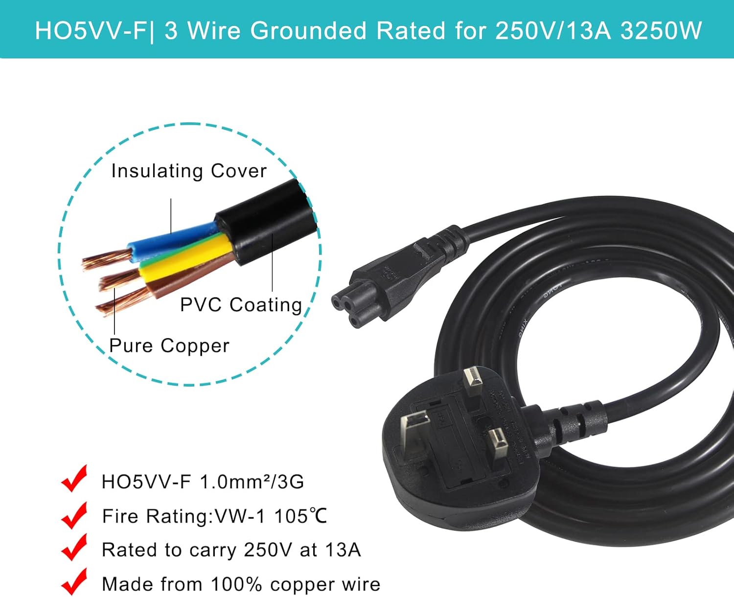 Uk Laptop Power Cable
