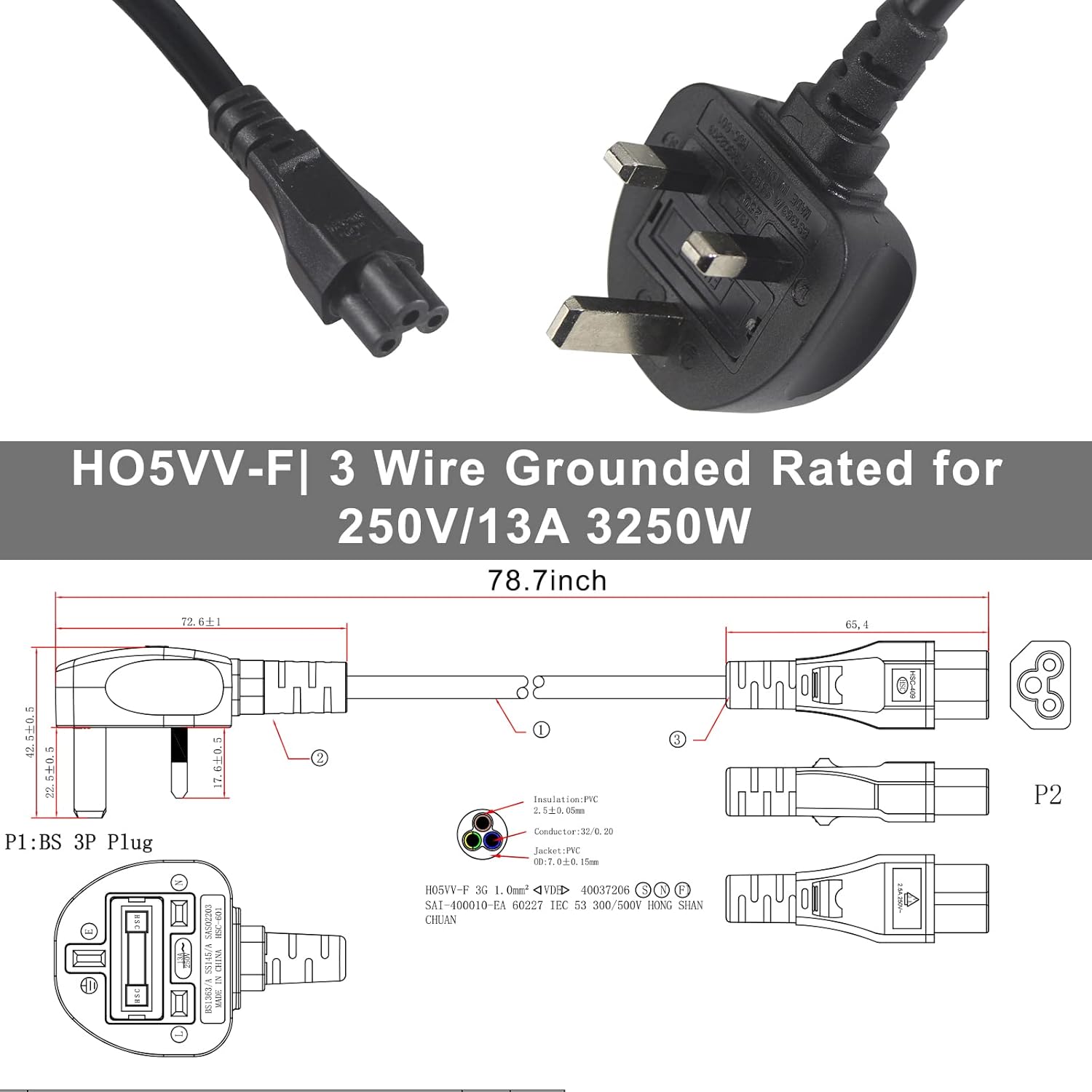 Uk Laptop Power Cable