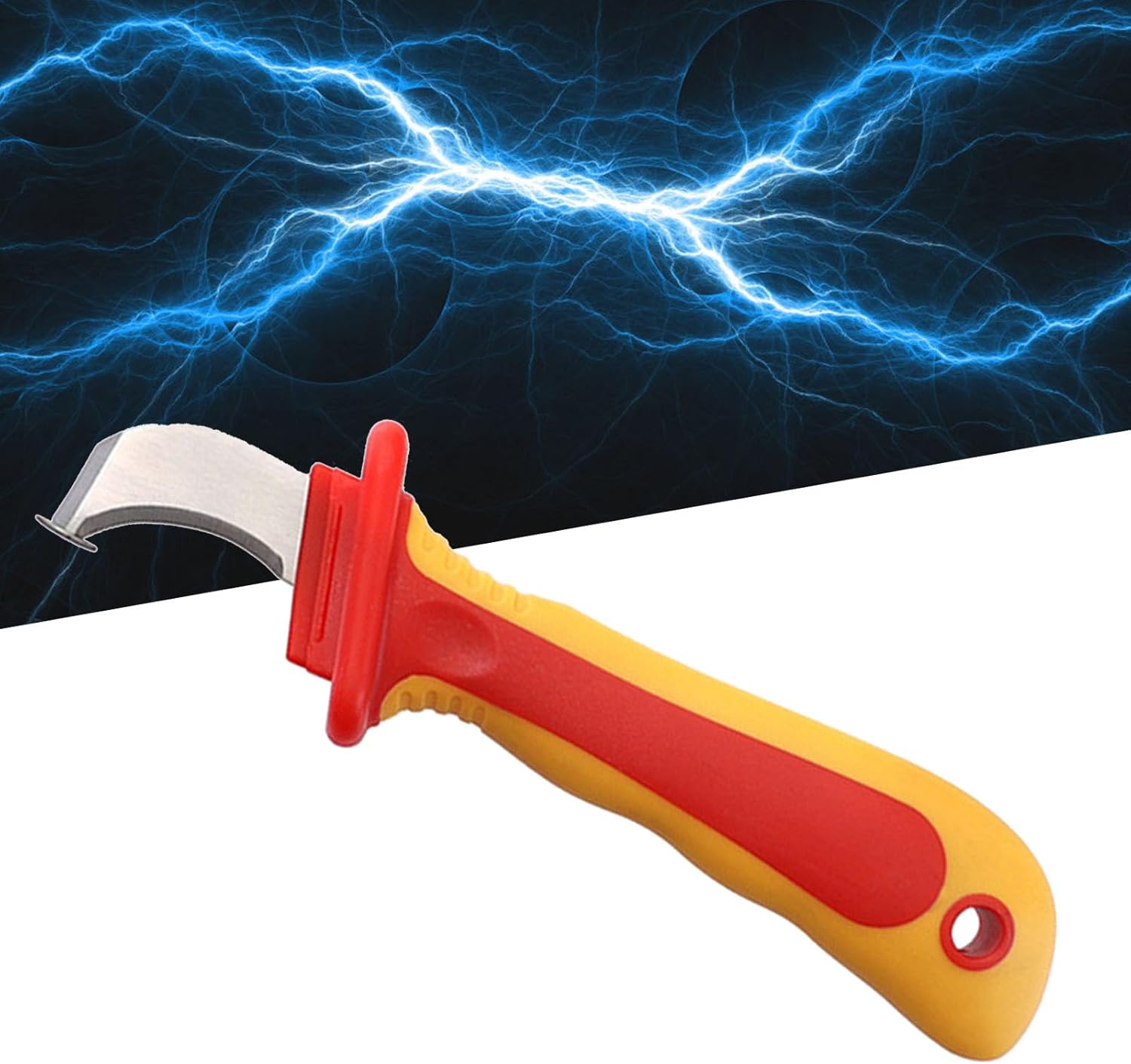 Dismantling Knifes 1000V Insulated Anti Magnetic Cable Sheath Stripping Knifes, Cable Knifes Stripping Tool for Electrician, Insulation Electrician Knifes Anti Magnetic Fast Strip - Image 6