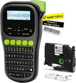 H1100 Label Maker, Handheld Backlit...