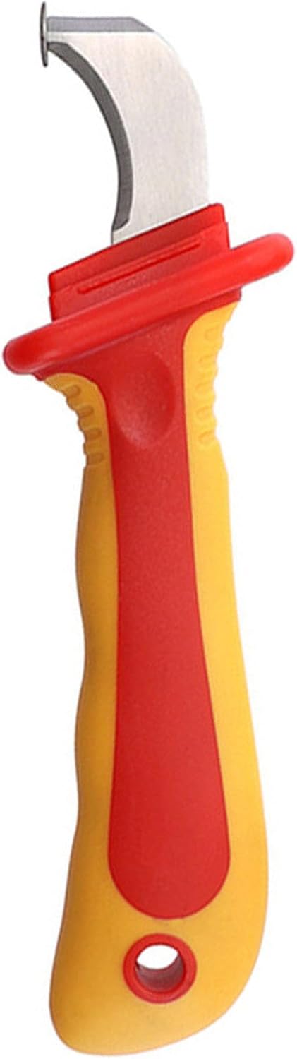 Dismantling Knifes 1000V Insulated Anti Magnetic Cable Sheath Stripping Knifes, Cable Knifes Stripping Tool for Electrician, Insulation Electrician Knifes Anti Magnetic Fast Strip