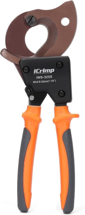 iCrimp Ratchet Cable Cutter, Cuts u...
