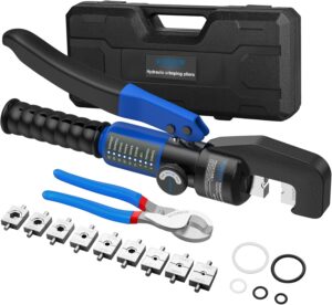 8 Ton Hydraulic Crimping Tool Set w...