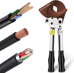 NEWTRY Heavy Duty Ratchet Cable Cut...