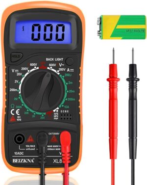 Digital Multimeter Voltmeter Batter...