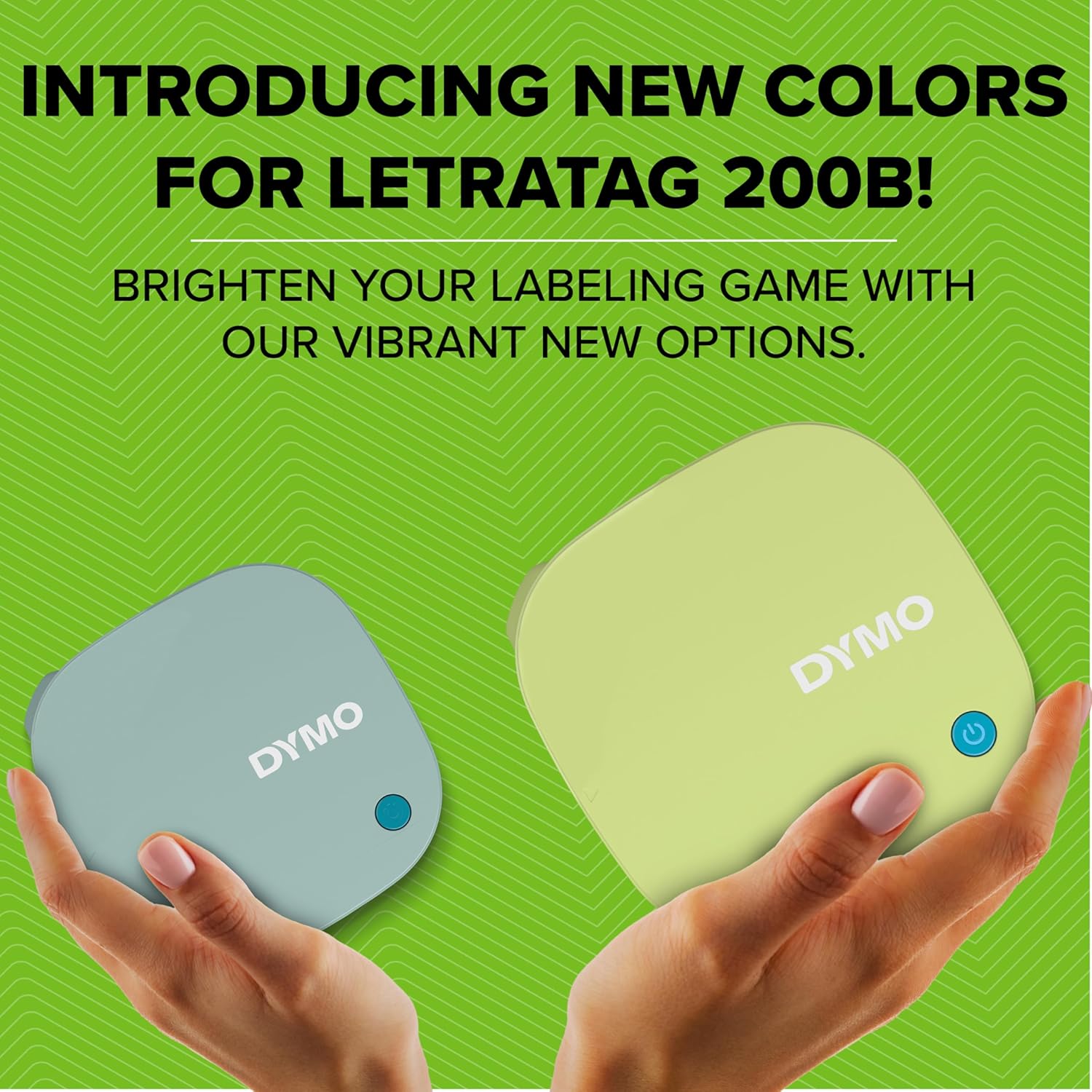 Dymo LetraTag 200B Bluetooth Label Maker | Compact Label Printer | Connects Through Bluetooth Wireless Technology to iOS and Android | Includes 1 White Paper Label Tape | Daydream Blue - Image 2