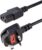 StarTech.com Standard UK Computer Power Cord – Power cable – IEC 60320 C13 to BS 1363 (M) – 6 ft – black (PXT101UK)