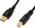 Amazon Basics USB-A to USB-B 2.0 Cable for Printer or External Hard Drive, Gold-Plated Connectors, 3 m, Black