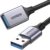 UGREEN USB Extension Cable, USB 3.0 Extender Male to Female 5Gbps High Speed Transfer, Extension Lead Compatible with Keyboard, Mouse, U Disk, Printer, Scanner, Gaming Controller, Charging Cable(2M)