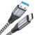 USB-C to USB 3.2 Gen 2 Cable 10Gbps Data Transfer, Super Fast USB C Cable 3.1A Type C Fast Charging Cord for Samsung Galaxy S21/S20/S10/Note 20, PS5 Controller, Type C Charger – 1.8m/6ft