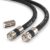 G-PLUG RG6 Coaxial TV Aerial Cable 10m with F-Type Connectors, 75 Ohm – for Freeview, Sky, Virgin Media, Satellite & Broadband (Black)