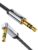 UGREEN Aux Cable 3.3ft Right Angle 3.5mm to 3.5mm Audio Lead Stereo Headphone Mini Jack Male to Male Auxiliary Cord Flat Compatible with Car Aux iPhone iPad iPod TV PC Tablet Laptop MP3 Speaker (1M)