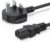 2M/6.6FT UK Plug 13A 250v Power Cable 3 Prong Power Cord for Ps3 Computers,TVs,Monitors,LG LED LCD Smart 1080p HDTV,Samsung,Acer,Epson Printer AC Cable,IECC13 to BS1363 3 Foot Kettle Lead Cord