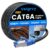 Cat 6A Outdoor Ethernet Cable 20m, Direct Burial Water Resistant LLDPE UV Jacket, High Speed 23AWG 10Gbps Gigabit Internet Network LAN Cable – CCA, UTP, 550MHz with 20 Ties Black