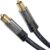 TOSLINK Cable, optical audio cable Nylon braided – 10m – Fibre optic lead for soundbars (digital S/PDIF, stereo systems/amplifiers, home cinema, Xbox/PS4) – CableDirect