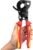 WEDO Insulated Ratchet Cable Wire Cutters, Ratcheting Cable Cutter Hand Tool, Electrical Wire Cutters for Cutting Aluminum Copper Cables up to 380mm², 1000V Insulated handle, IEC 60900