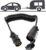 3M 7 Pin Trailer Extension Coiled Cable with Trailer Adapter Plug Socket Connector 12V 7 Core Trailer Extension Lead Towing Adapter Cable Trailer for Towing Caravan Truck Male to Female