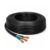 3183P 3-Core Round Flexible Pond Cable – Black 0.75mm BASEC Approved Weather Resistant Electrical Wire for Outdoor Garden Lighting and Pumps – 300/500V – 6 Amp – 15 Metres