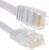 kenable FLAT CAT6 Ethernet LAN Patch Cable Low Profile GIGABIT RJ45 10m White