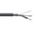 22AWG 1Pr RS-485 Shielded Cable – Str TC, PE Ins, OS+Drain+TC BRD, PVC JKT, 120 ohm for Digital Control/Low Voltage Analog Signals (Grey 100FT)