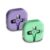 2Pack Multi 3 in 1 USB Charging Cable,[1M] Phone Stand, Portable And Convenient, 3 And 1 Retractable Charging Cable to iP/Micro USB/Type C Port, Compatible Phone, Galaxy, LG, Sony (Green+Purple)