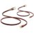 HIFI OFC Speaker Wire Cable with Banana Plug, 2 Pack High-end Pure Copper 1.5m Gold-Plated Banana Tip Plugs Male to Male 600 Strand Speaker Cable Audio HIFI System 4.9FT